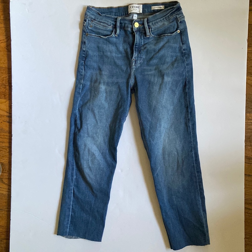 Frame Le High Straight, size 27, EUC